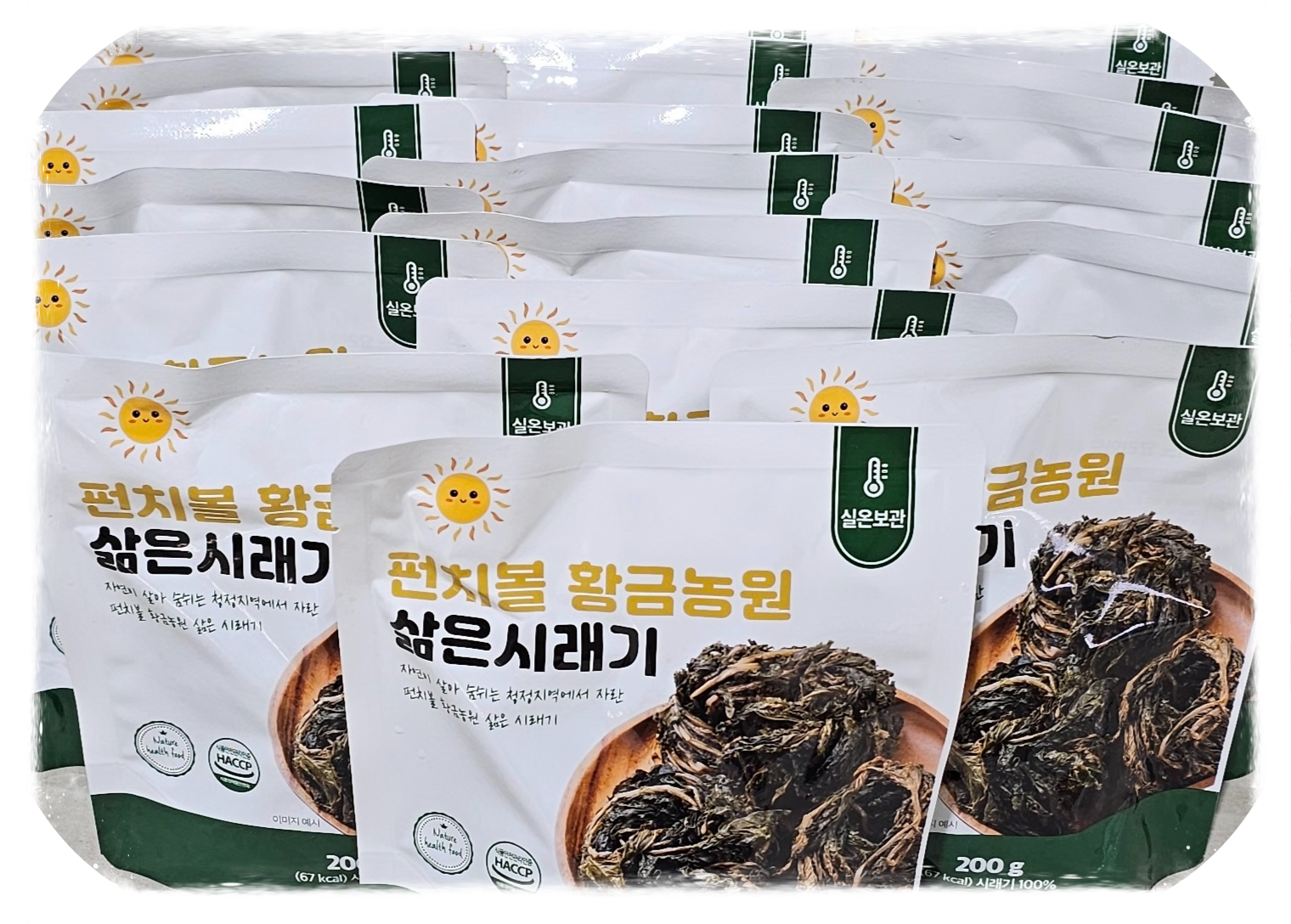 펀치볼황금농원,삶은시래기 200g*15팩